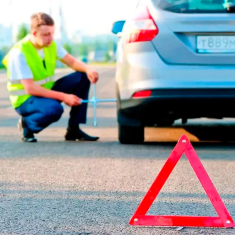 Kit 2 Triângulo De Sinalização Automotivo Segurança Carro