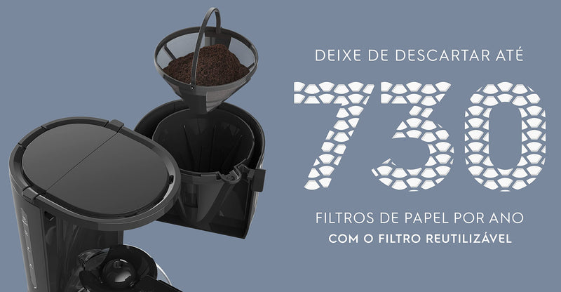 Cafeteira Elétrica Electrolux 15 Xícaras Efficient (ECM10)